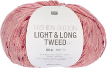 Load image into Gallery viewer, Universal Rico Fashion Cotton Light & Long Tweed DK